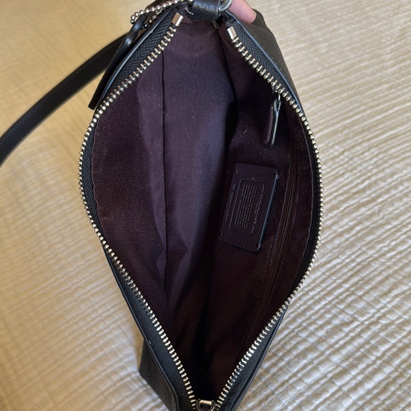 Coach Black Leather Crossbody Bag - Picture 8 of 9